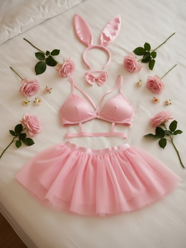 Tavşan Fantezi Kız Kostümü